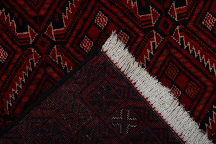 Käsinsolmittu Persialainen matto 104x197 cm Kelim - Punainen / Musta - Persialainen matto - Itämainen matto