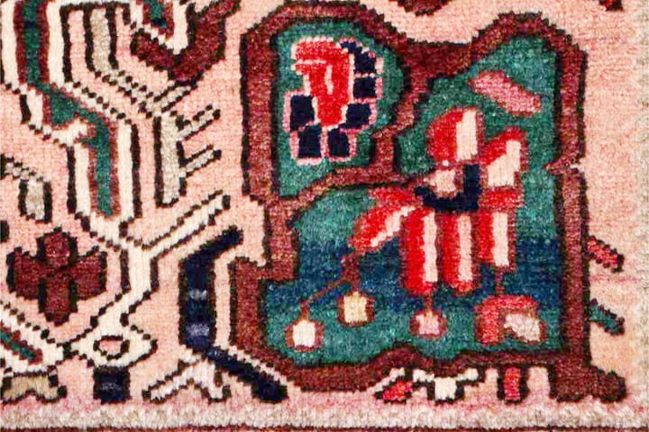 Käsinsolmittu persialainen matto 165x324 cm - Punainen/Beige - Persialainen matto - Itämainen matto