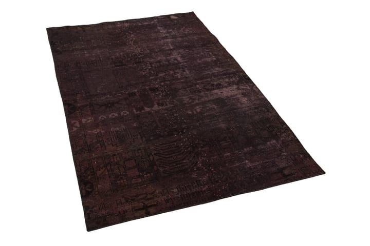 Käsinsolmittu Persialainen matto 141x220 cm Vintage - Tummanpunainen / vaaleanpunainen - Persialainen matto - Itämainen matto