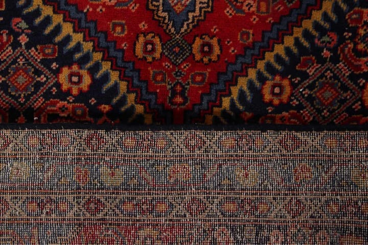 Käsinsolmittu persialainen matto 130x297 cm - Tummansininen / Punainen - Persialainen matto - Itämainen matto