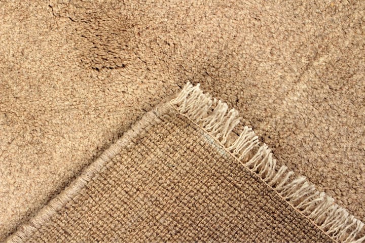 Käsinsolmittu Persialainen Villamatto 206x280 cm Gabbeh Shir - Tummanbeige - Persialainen matto - Itämainen matto
