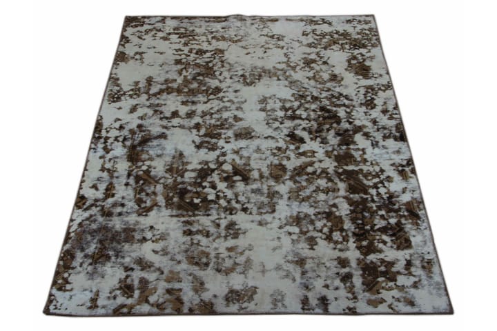 Käsinsolmittu Persialainen matto 186x235 cm Vintage - Beige / Ruskea - Persialainen matto - Itämainen matto