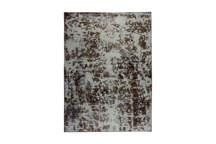 Käsinsolmittu Persialainen matto 186x235 cm Vintage - Beige / Ruskea - Persialainen matto - Itämainen matto