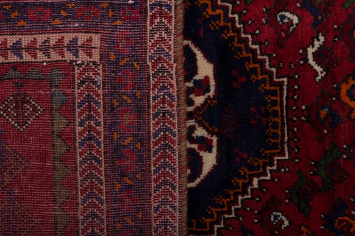Käsinsolmittu persialainen matto 115x172 cm - Punainen / Musta - Persialainen matto - Itämainen matto