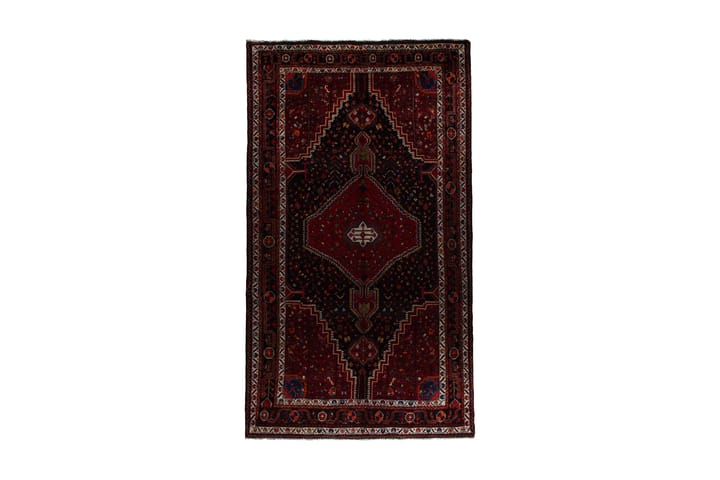 Käsinsolmittu persialainen matto 175x313 cm - Punainen / Musta - Persialainen matto - Itämainen matto