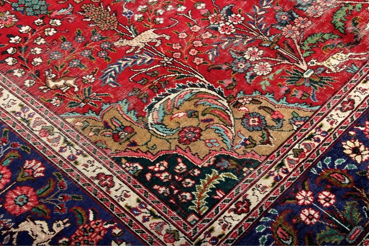 Käsinsolmittu Persialainen Matto Tilkku 245x347 cm Kelim - Punainen/Tummansininen - Persialainen matto - Itämainen matto
