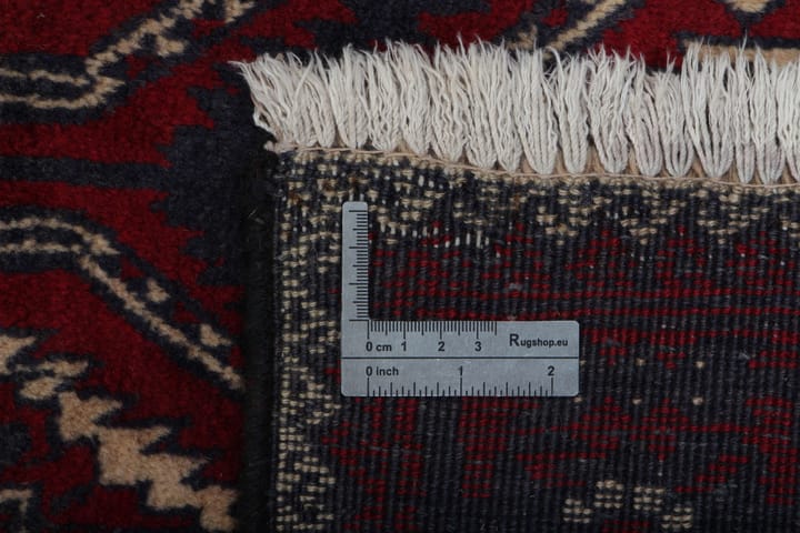 Käsinsolmittu Persialainen Matto Aalto 90x193 cm Kelim - Punainen/Musta - Persialainen matto - Itämainen matto