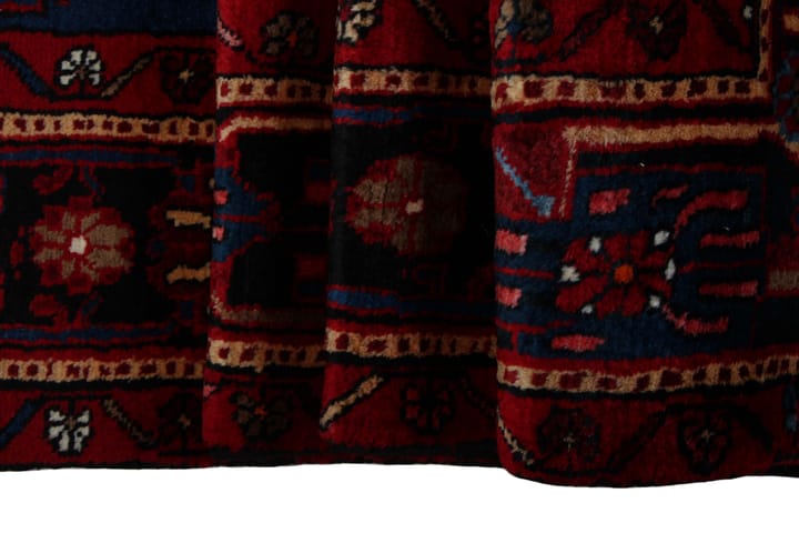 Käsinsolmittu persialainen matto 154x315 cm - Punainen/Tummansininen - Persialainen matto - Itämainen matto