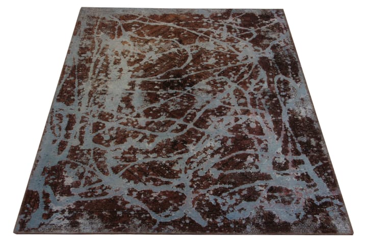 Käsinsolmittu Persialainen matto 140x190 cm Vintage - Sininen/Ruskea - Persialainen matto - Itämainen matto