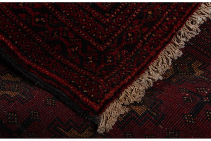 Käsinsolmittu Persialainen matto 77x205 cm - Punainen / Musta - Persialainen matto - Itämainen matto