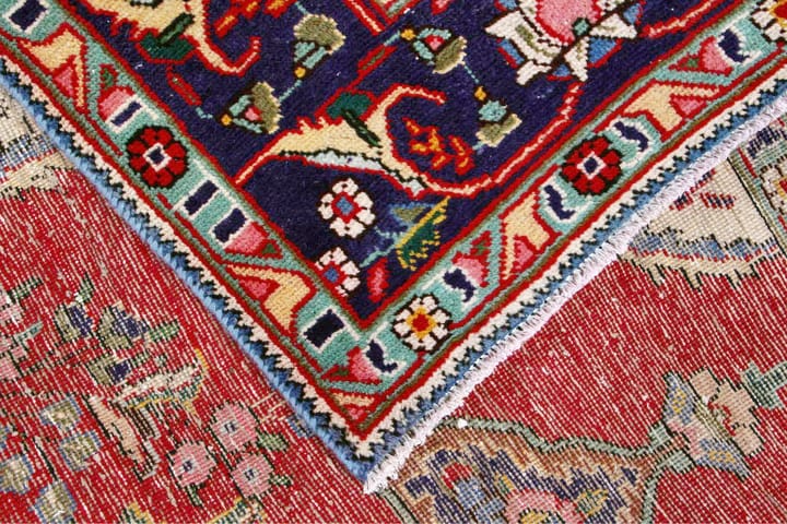 Käsinsolmittu Persialainen Patina matto 210x300 cm - Punainen/Tummansininen - Persialainen matto - Itämainen matto