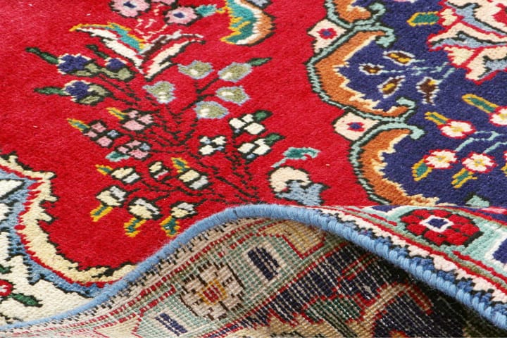 Käsinsolmittu Persialainen Patina matto 210x300 cm - Punainen/Tummansininen - Persialainen matto - Itämainen matto