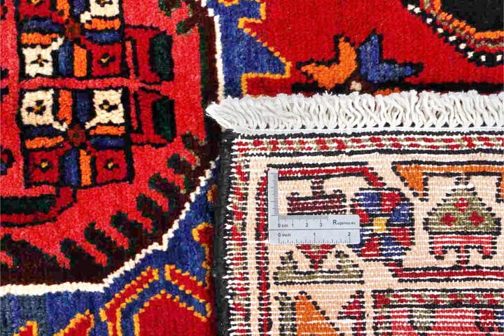 Käsinsolmittu Persialainen Matto 115x272 cm Kelim - Tummansininen/Punainen - Persialainen matto - Itämainen matto
