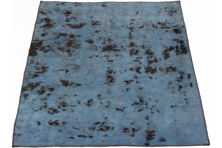 Käsinsolmittu Persialainen matto 151x200 cm Vintage - Sininen/Ruskea - Persialainen matto - Itämainen matto