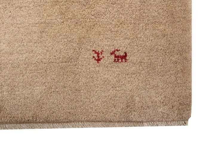 Käsinsolmittu Persialainen Villamatto 177x230 cm Gabbeh Shir - Beige - Persialainen matto - Itämainen matto