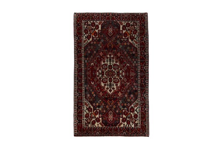 Käsinsolmittu persialainen matto 152x287 cm - Punainen/Beige - Persialainen matto - Itämainen matto