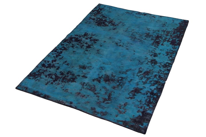 Käsinsolmittu Persialainen matto 135x195 cm Vintage - Sininen / Tummansininen - Persialainen matto - Itämainen matto