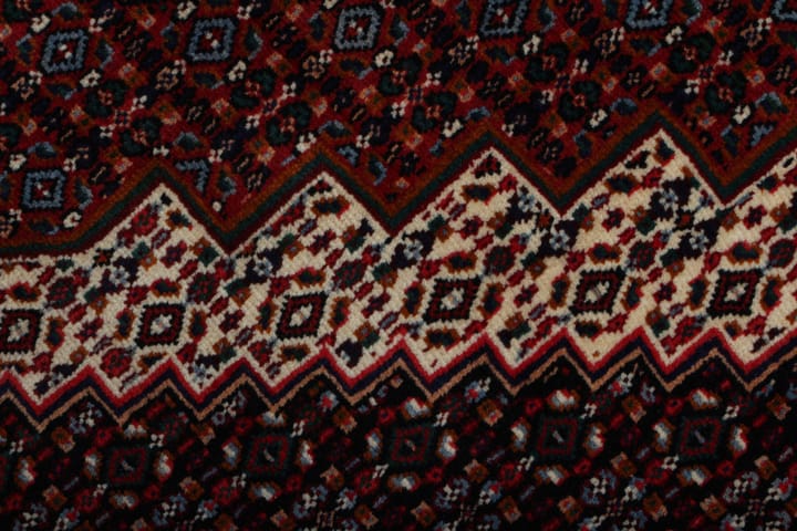 Käsinsolmittu Persialainen Kaksoiskudottu Matto 127x178 cm - Tummasininen/Punainen - Persialainen matto - Itämainen matto