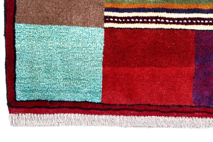 Käsinsolmittu Persialainen matto 205x205 cm Gabbeh Mashhad - Monivärinen - Persialainen matto - Itämainen matto