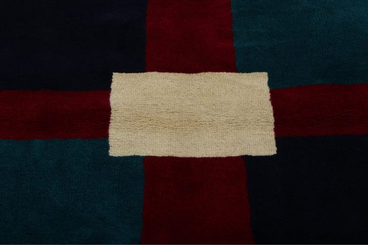 Käsinsolmittu Persialainen matto 132x163 cm Gabbeh Mashhad - Monivärinen - Persialainen matto - Itämainen matto