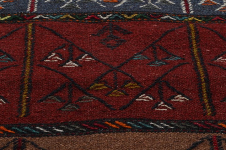 Käsinsolmittu Ylell Persialainen Neulamatto 113x180 cm Kelim - Monivärinen - Kelim-matto