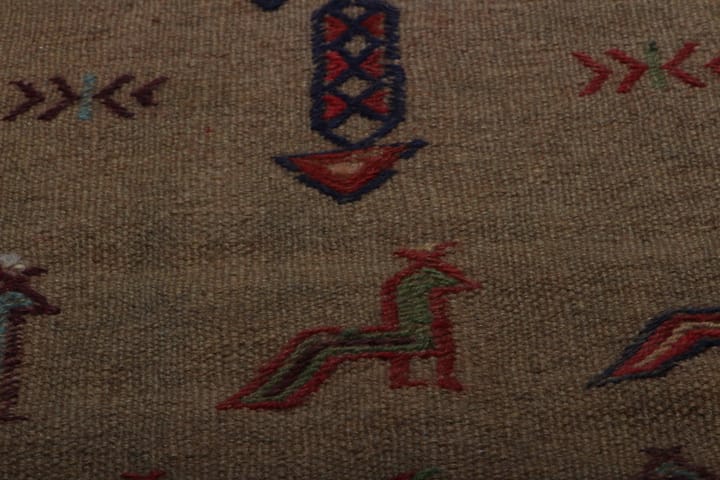 Käsinsolmittu Ylell Persialainen Neulamatto 100x183 cm Kelim - Kelim-matto