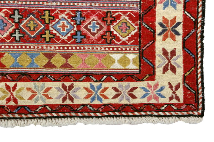 Käsinsolmittu Persialainen Matto Varni 125x195 cm Kelim - Monivärinen - Kelim-matto
