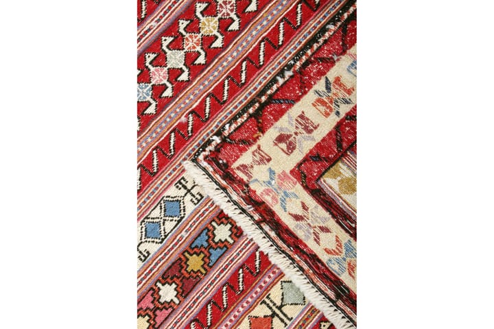 Käsinsolmittu Persialainen Matto Varni 125x195 cm Kelim - Monivärinen - Kelim-matto