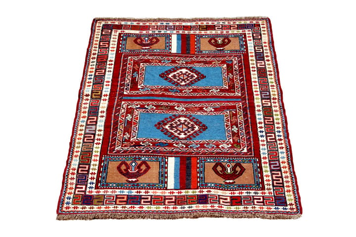 Käsinsolmittu Persialainen matto 98x136 cm Kelim - Monivärinen - Kelim-matto