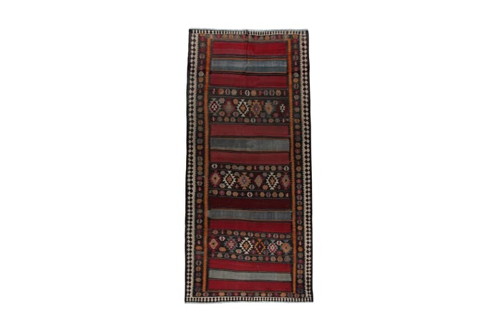 Käsinsolmittu Persialainen matto 150x328 cm Kelim - Monivärinen - Kelim-matto