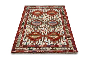 Käsinsolmittu Persialainen matto Varni 105x151 cm Kelim