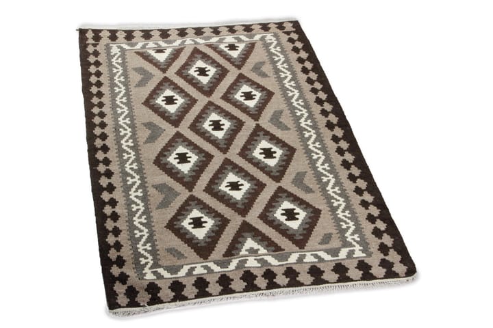 Käsinsolmittu Persialainen matto 108x180 cm Kelim - Kerma/Beige/Ruskea - Kelim-matto