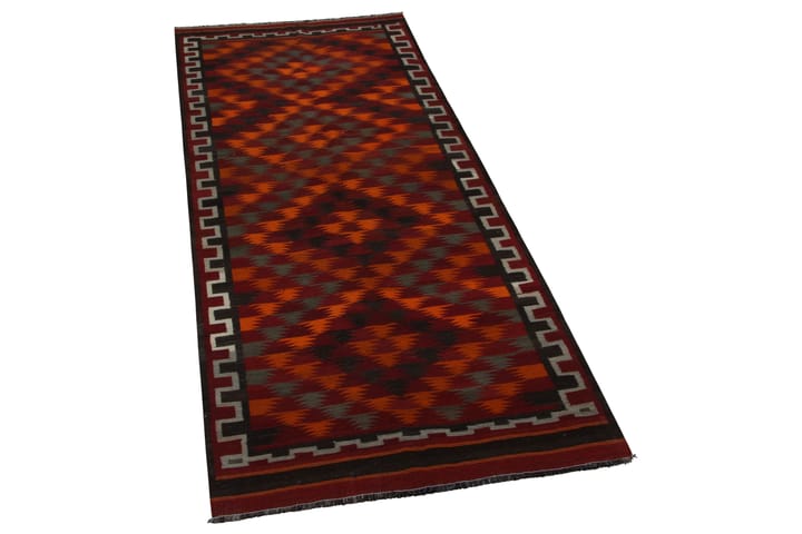 Käsinsolmittu Persialainen matto 150x370 cm Kelim - Monivärinen - Kelim-matto