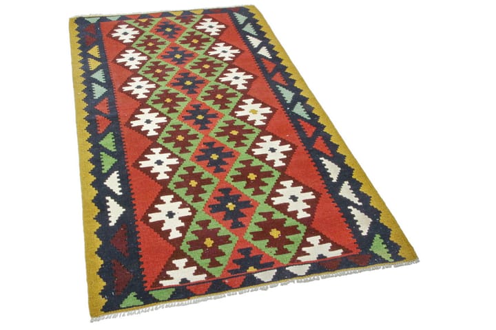 Käsinsolmittu Persialainen matto 102x191 cm Kelim - Monivärinen - Kelim-matto