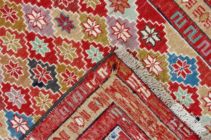 Käsinsolmittu Persialainen matto Varni 106x142 cm Kelim - Monivärinen - Kelim-matto