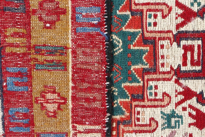 Käsinsolmittu Persialainen matto 99x146 cm Kelim - Kerma/Monivärinen - Kelim-matto