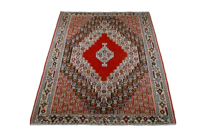 Käsinsolmittu Persialainen Matto Varni 164x249 cm Kelim - Punainen/Beige - Kelim-matto