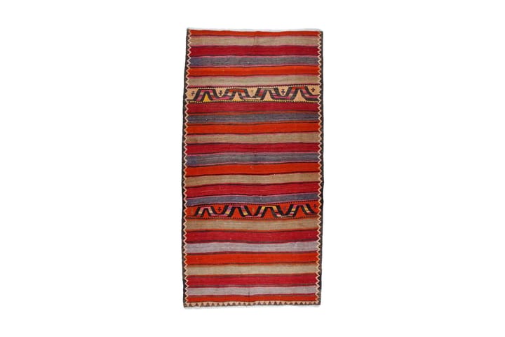 Käsinsolmittu Persialainen matto 135x270 cm Kelim - Monivärinen - Kelim-matto