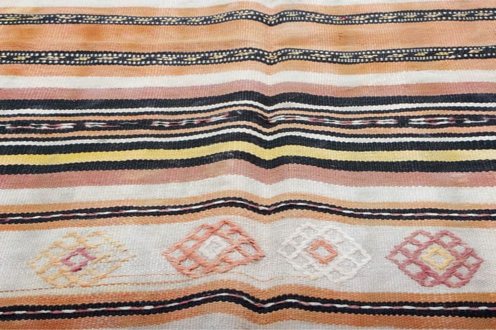 Käsinsolmittu Persialainen matto 130x270 cm Kelim - Monivärinen - Kelim-matto