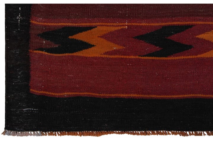 Käsinsolmittu Persialainen matto 130x334 cm Kelim - Monivärinen - Kelim-matto