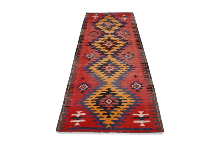 Käsinsolmittu Persialainen matto 156x393 cm Kelim - Monivärinen - Kelim-matto