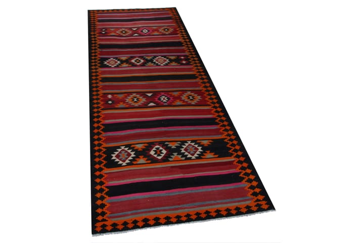 Käsinsolmittu Persialainen matto 148x410 cm Kelim - Monivärinen - Kelim-matto