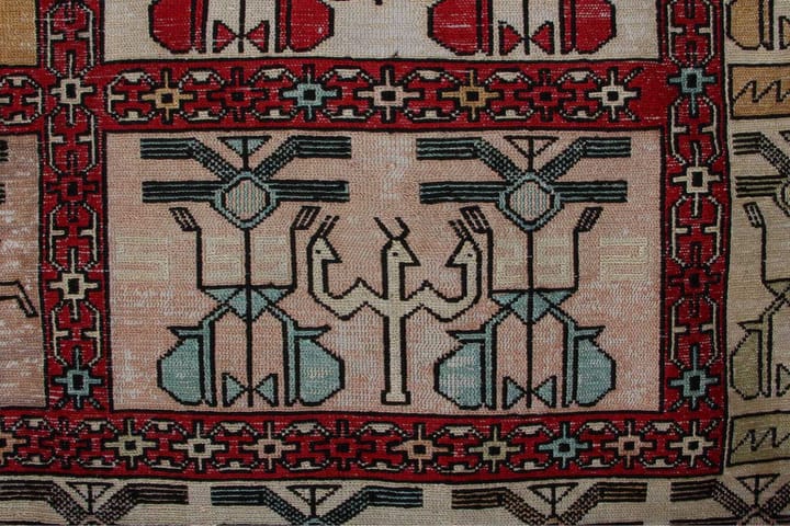Käsinsolmittu Persialainen Matto 112x182 cm Kelim - Monivärinen - Kelim-matto