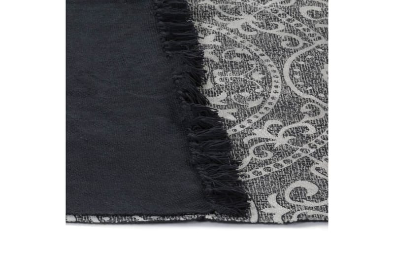 Kelim matto puuvilla 120x180 cm kuviolla harmaa - Harmaa - Kodintekstiilit & matot - Matto - Itämainen matto - Kelim-matto