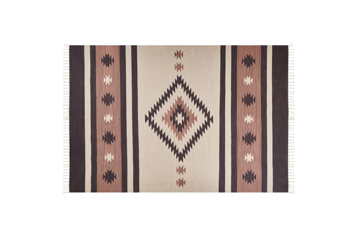 Kelimmatto Aragats 200x300 cm - Beige - Pyöreät matot - Käsintehdyt matot - Yksiväriset matot - Kumipohjamatot - Kelim-matto - Pienet matot - Iso matto