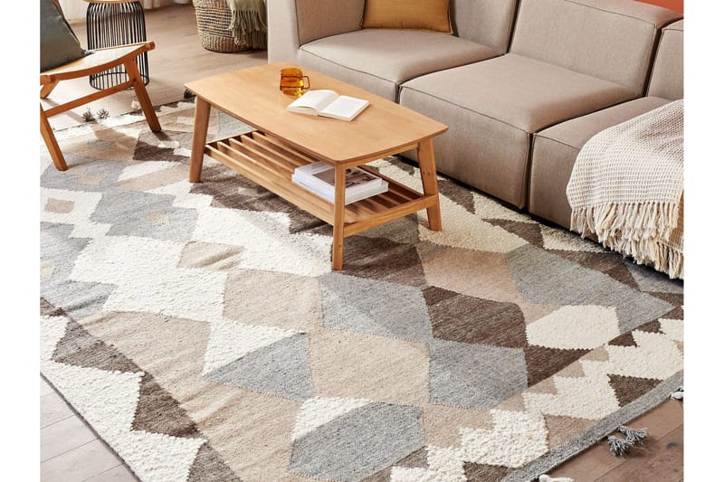 Kelimmatto Aralez 200x300 cm - Beige - Kodintekstiilit & matot - Matto - Itämainen matto - Kelim-matto