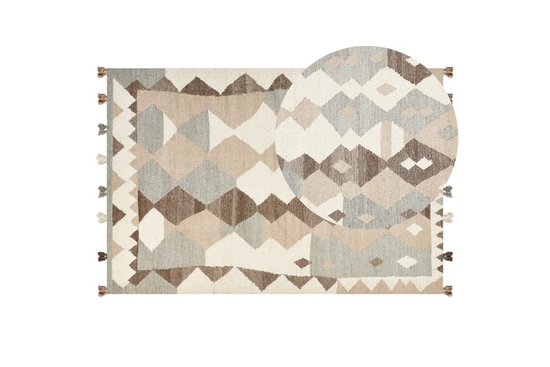 Kelimmatto Aralez 200x300 cm - Beige - Kodintekstiilit & matot - Matto - Itämainen matto - Kelim-matto