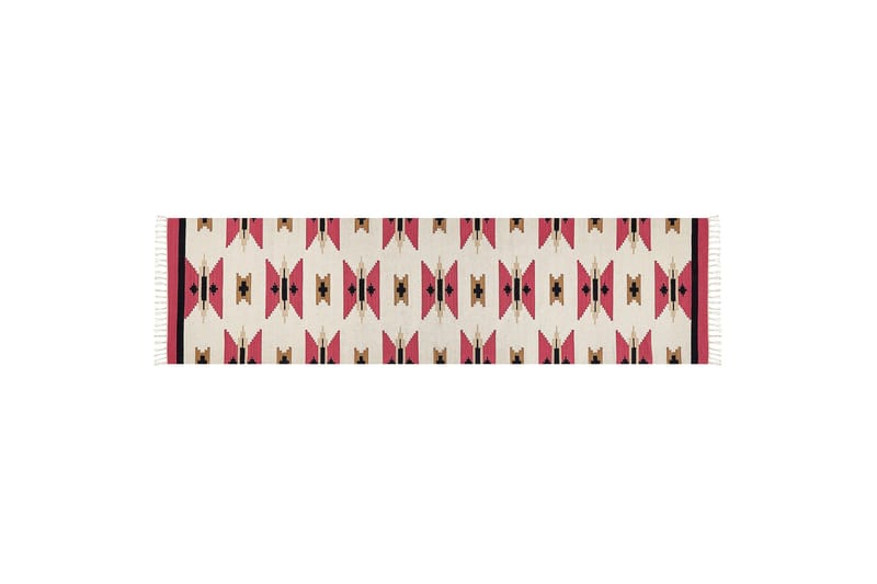 Kelimmatto Garni 80x300 cm, Punainen