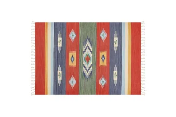 Kelimmatto Kamaris 140x200 cm - Punainen - Kodintekstiilit & matot - Matto - Itämainen matto - Kelim-matto