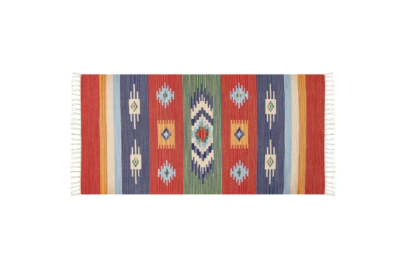 Kelimmatto Kamaris 80x150 cm - Punainen - Kodintekstiilit & matot - Matto - Itämainen matto - Kelim-matto